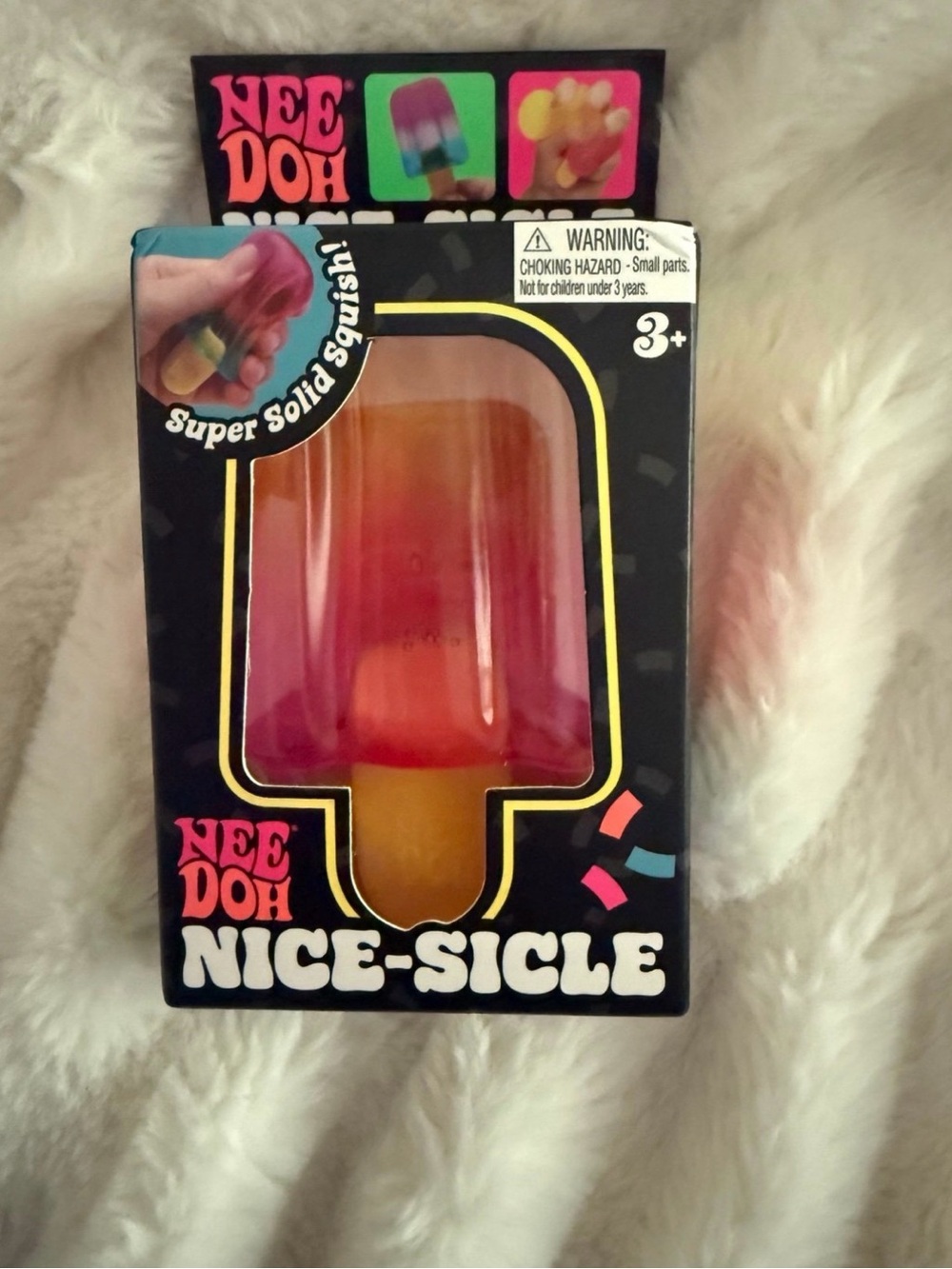 Nice-Sicle Popsicle Stress Toy - Pink Orange Yellow